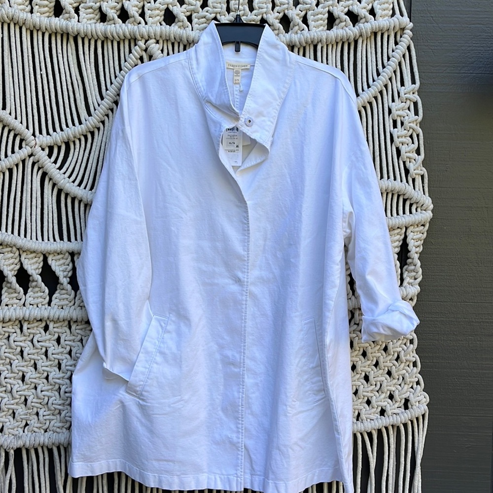 NWT Eileen Fisher Organic Cotton and Hemp Jacket